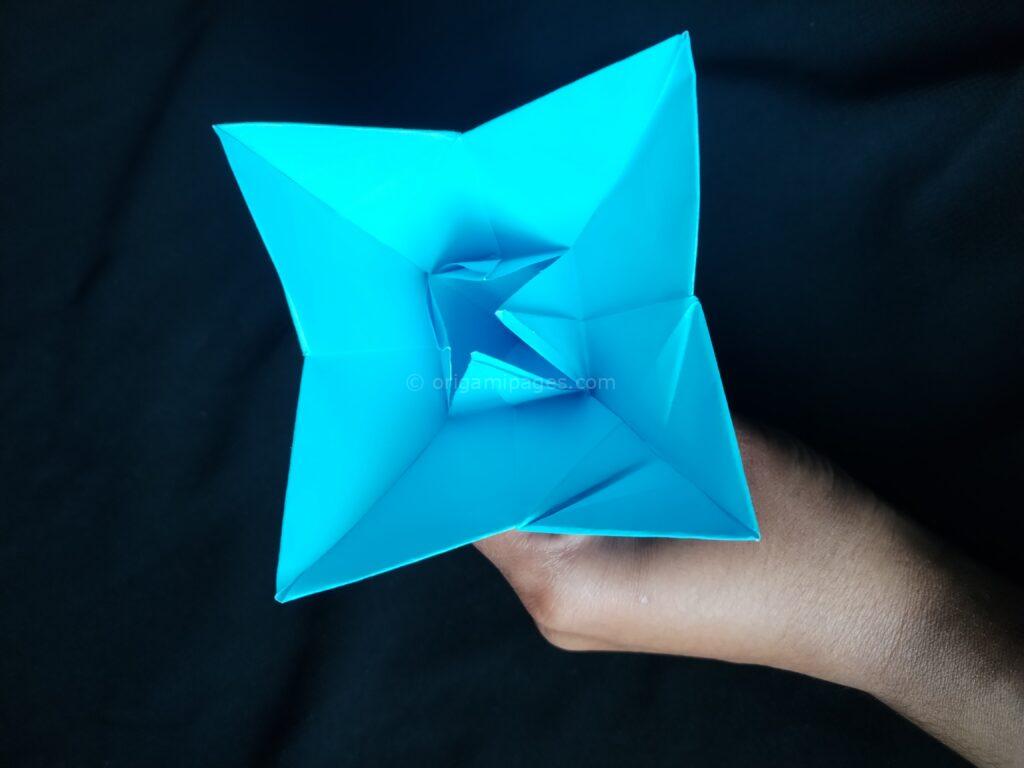 Origami bell flower