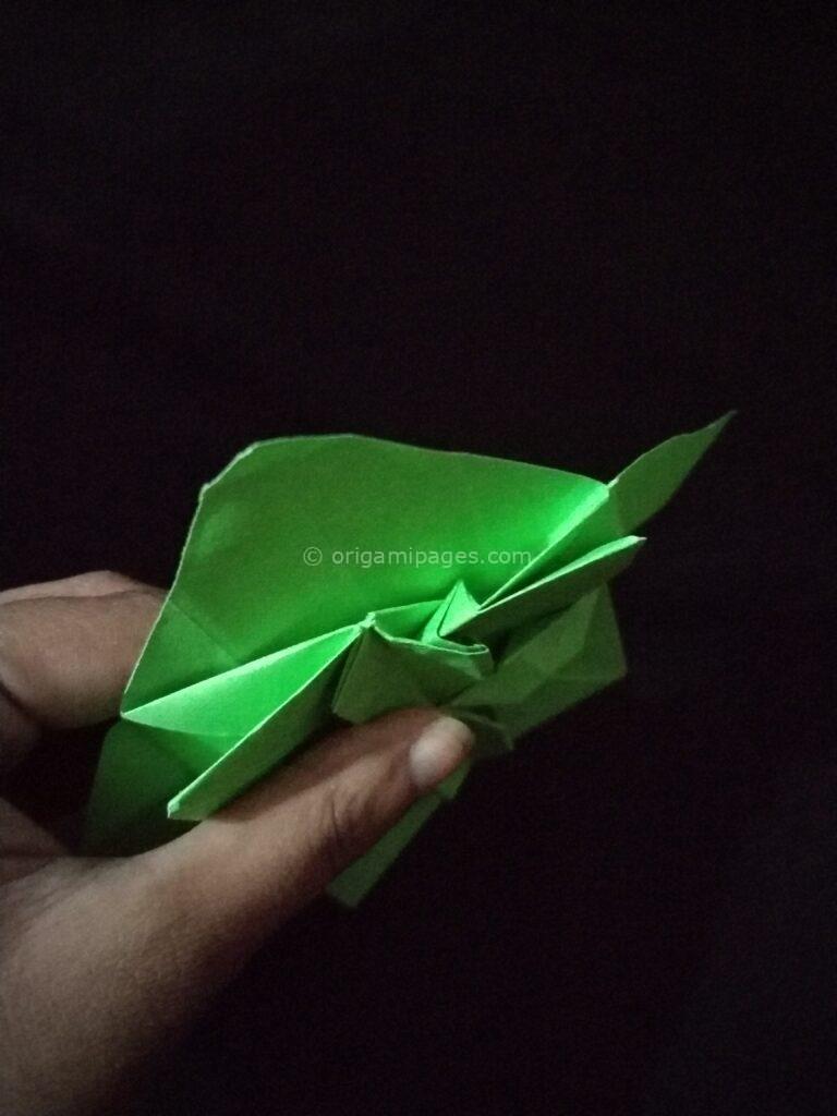 Origami Hydrangea step: 10c