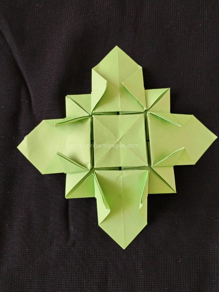 Origami Hydrangea step: 11b