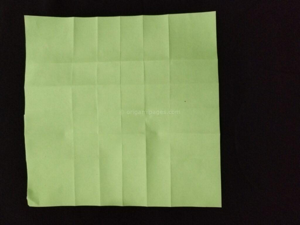 Origami Hydrangea step: 5c