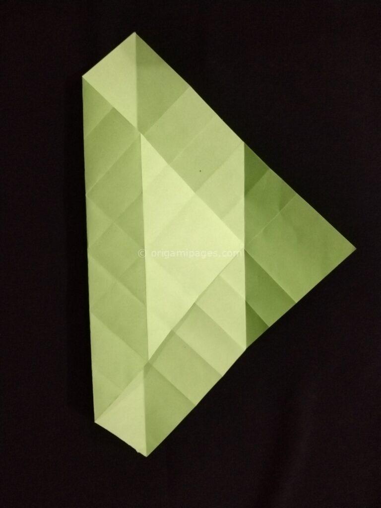 Origami Hydrangea step: 7a