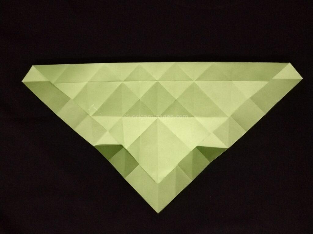 Origami Hydrangea step: 7h