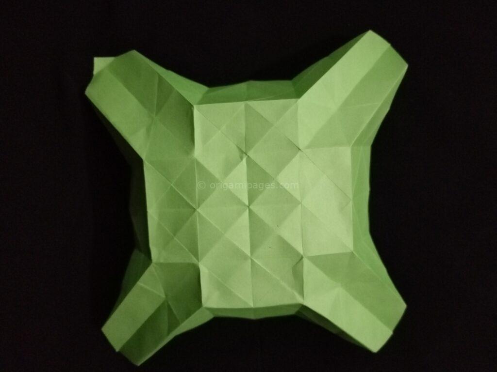 Origami Hydrangea step: 8a