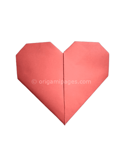 Origami Simple Heart