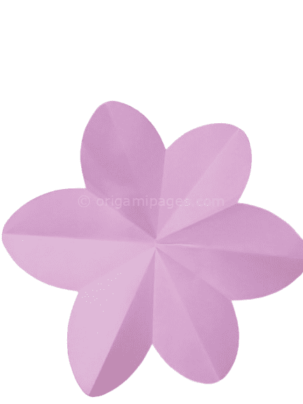origami peach blossom