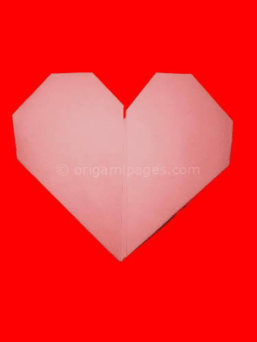 Origami Heart With Stand