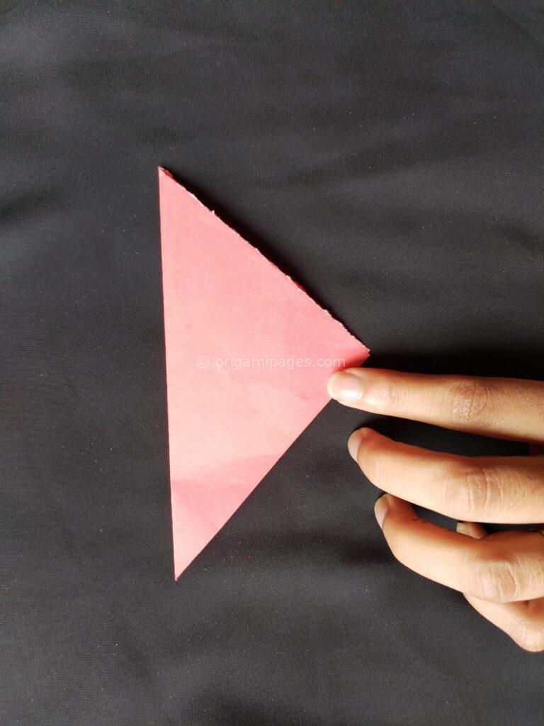 Origami Springy Heart Step: 2b