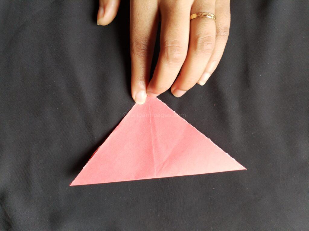 Origami Springy Heart Step: 2c