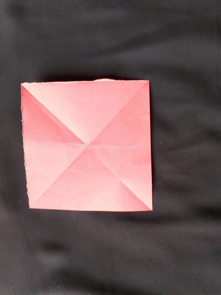Origami Springy Heart Step: 2d
