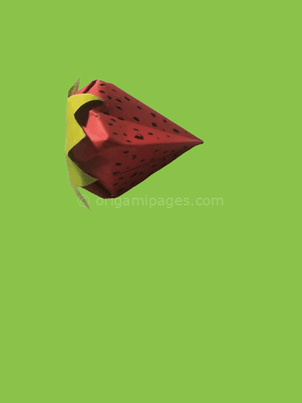 DIY Origami Strawberry Tutorial