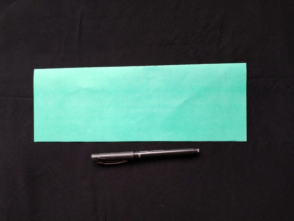 Dart Paper Airplane Step: 1