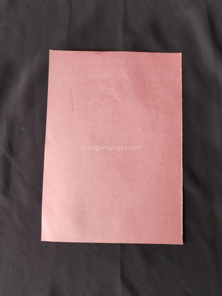 Hammer Paper Airplane Step: 1