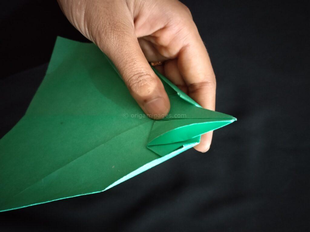 Infinity Arrow Paper Airplane Step: 8a