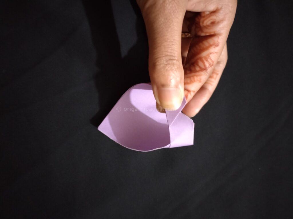 Origami Circular Glider Step: 4