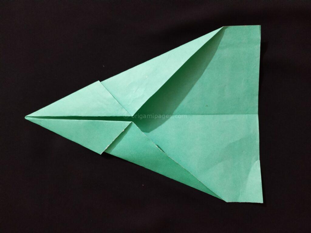 Infinity Arrow Paper Airplane Step: 3d