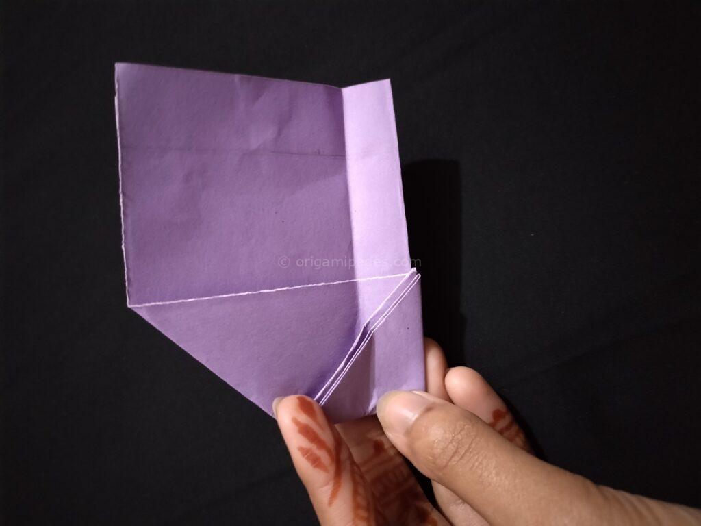 Swashbuckler paper airplane step: 8a