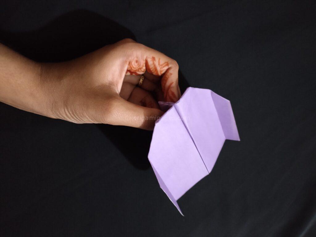 Swashbuckler paper airplane step: 9a