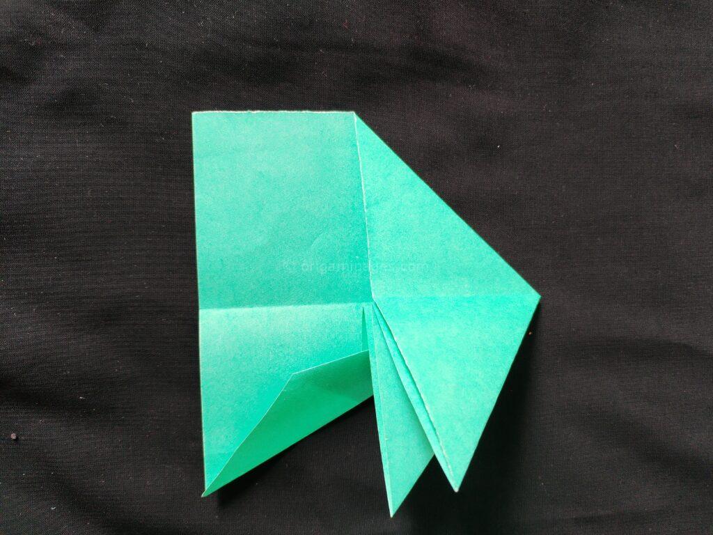 Flying Ninja Paper Airplane Step : 4c