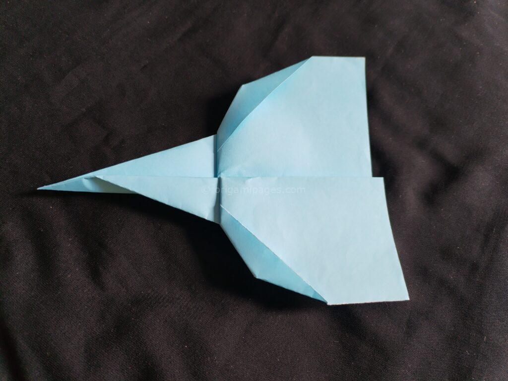 Uranus Arc III Paper Airplane Step: 8a