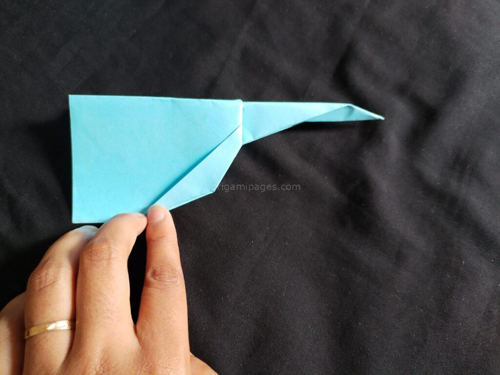 Uranus Arc III Paper Airplane Step: 8b