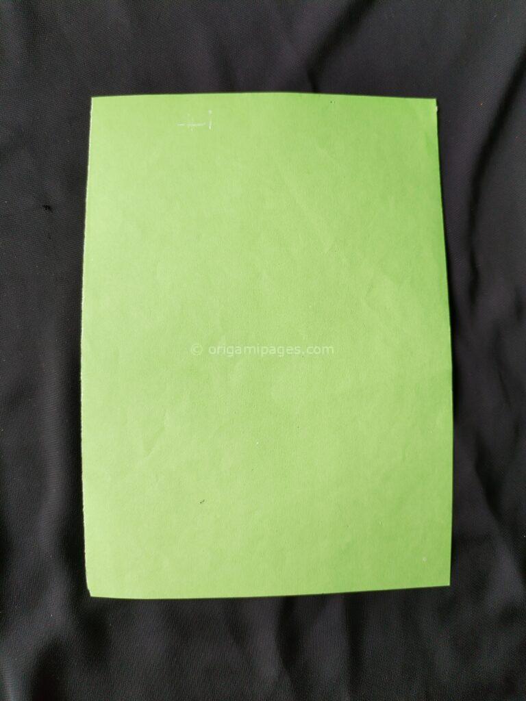 origami envelope box step: 1