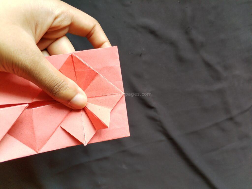 Origami Popup Envelope Box Step: 7b
