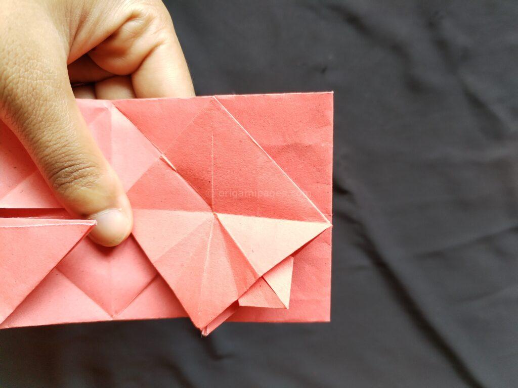 Origami Popup Envelope Box Step: 7c