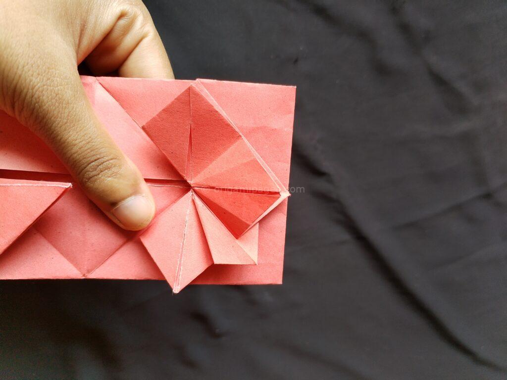 Origami Popup Envelope Box Step: 7d