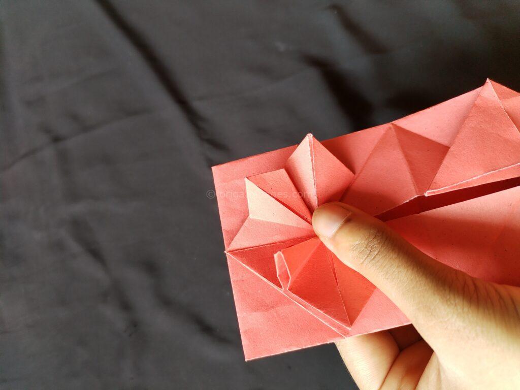 Origami Popup Envelope Box Step: 7e