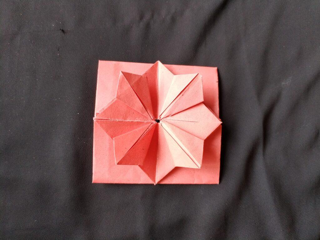 Origami Popup Envelope Box Step: 8a