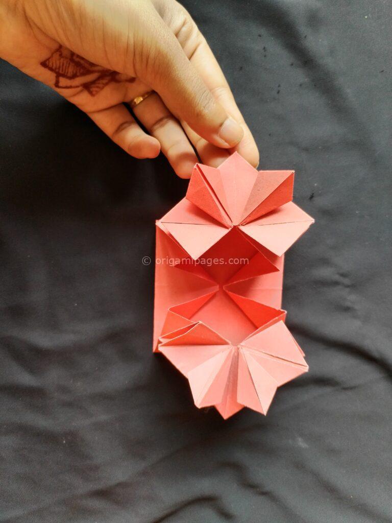 Origami Popup Envelope Box Step: 8b