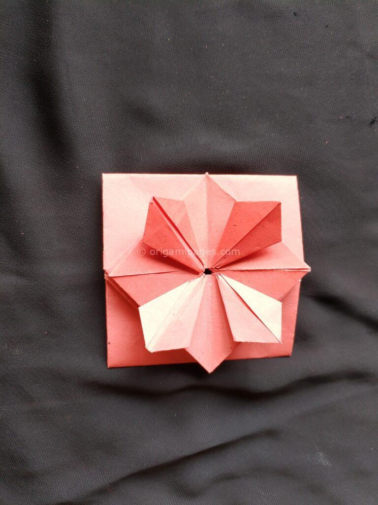 Origami Popup Envelope Box Step: 8c