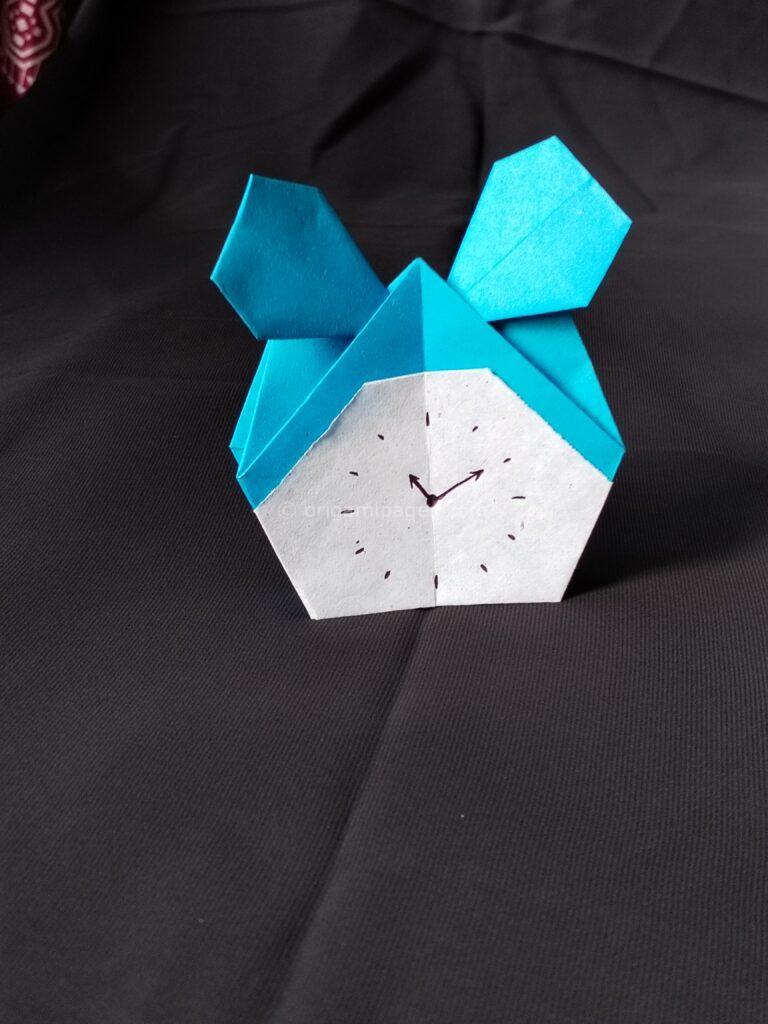 Origami Clock Step: 12d
