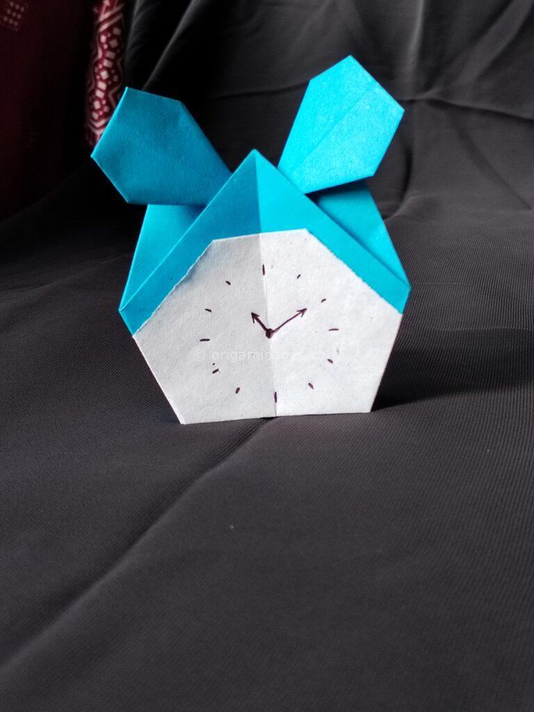Origami Clock Step: 12e