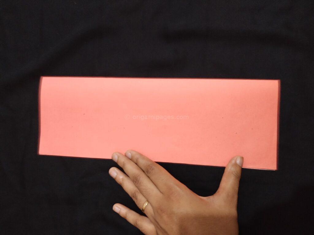 Origami Hexagonal Envelope Step: 2a