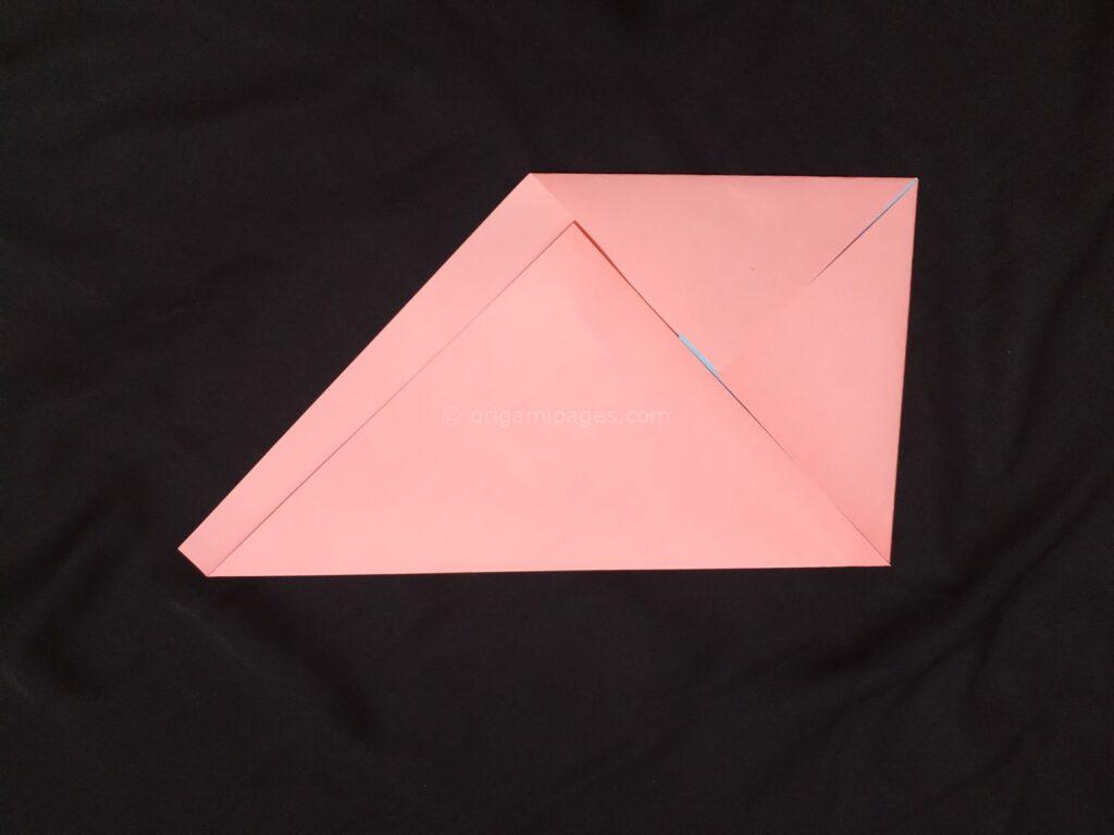 Origami Envelope Letterfold Step: 2b