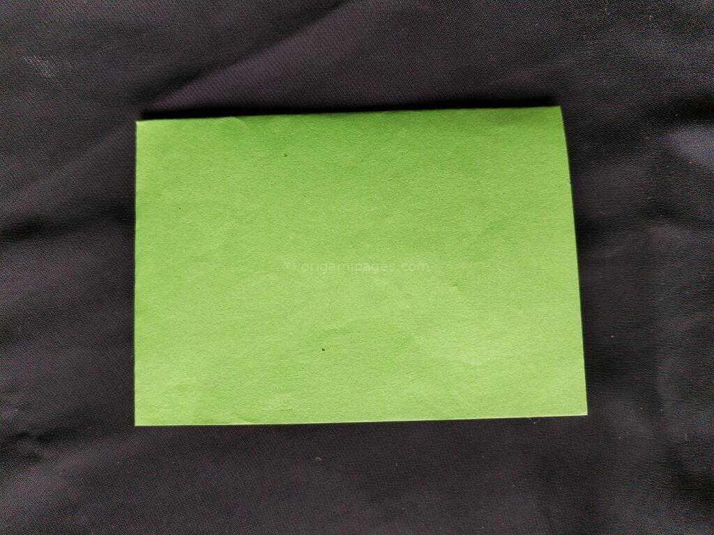 origami envelope box step: 2b