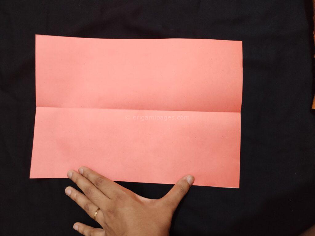 Origami Hexagonal Envelope Step: 2b