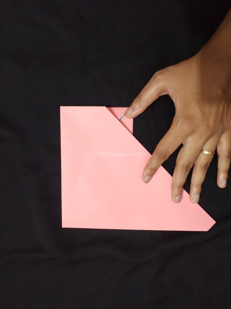 Origami Envelope Letterfold Step: 2c