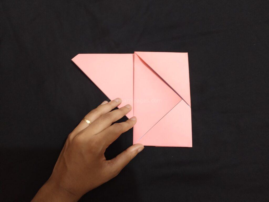 Origami Envelope Letterfold Step: 3a