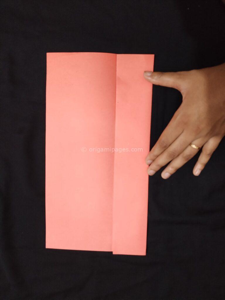 Origami Hexagonal Envelope Step: 3a