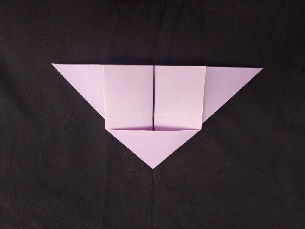 Origami Paper Storage Pocket Step :3a