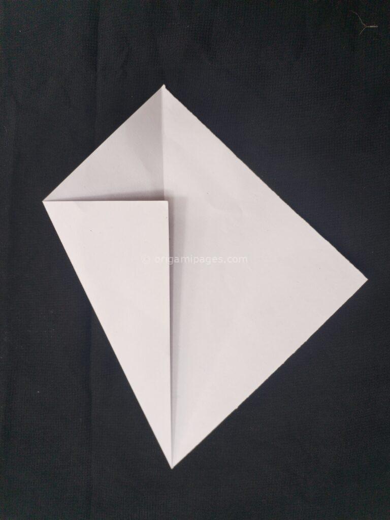 origami mushroom step: 3a