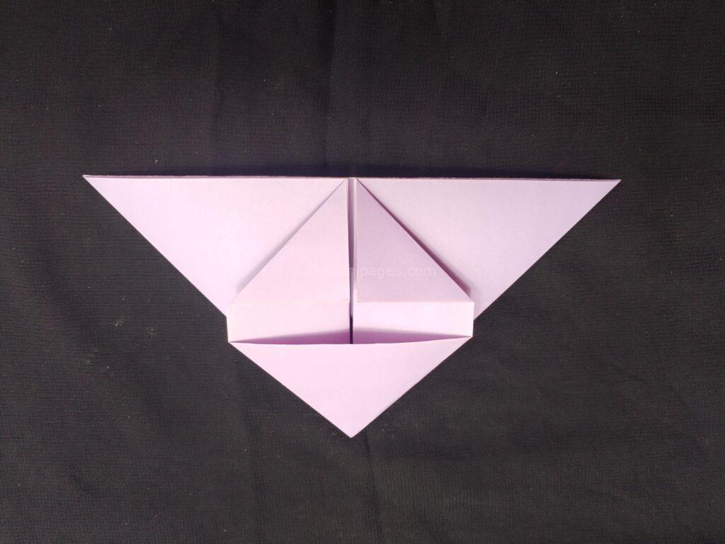 Origami Paper Storage Pocket Step :3b