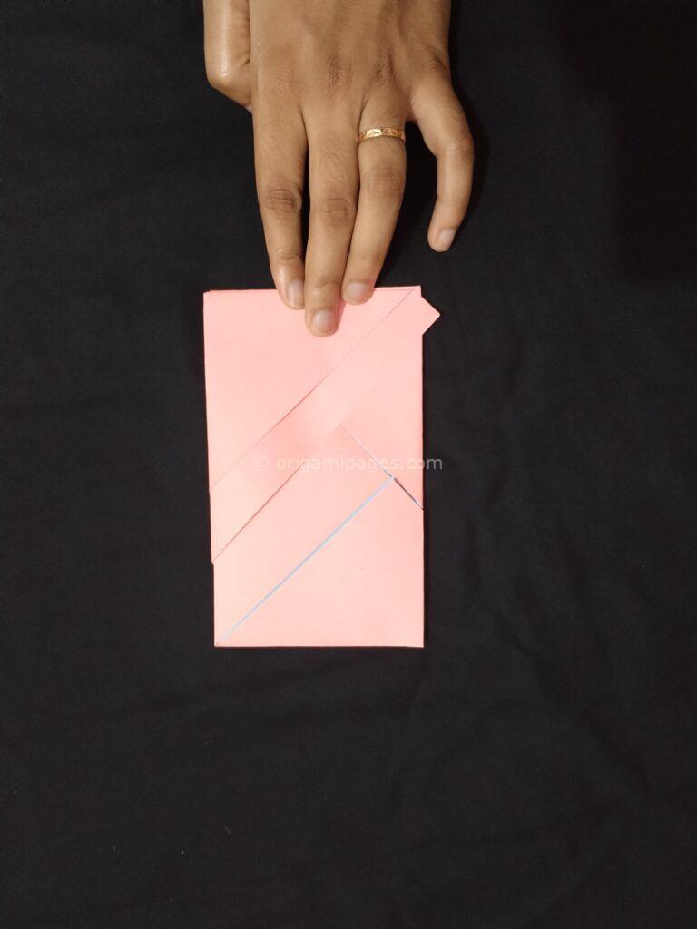 Origami Envelope Letterfold Step: 3b