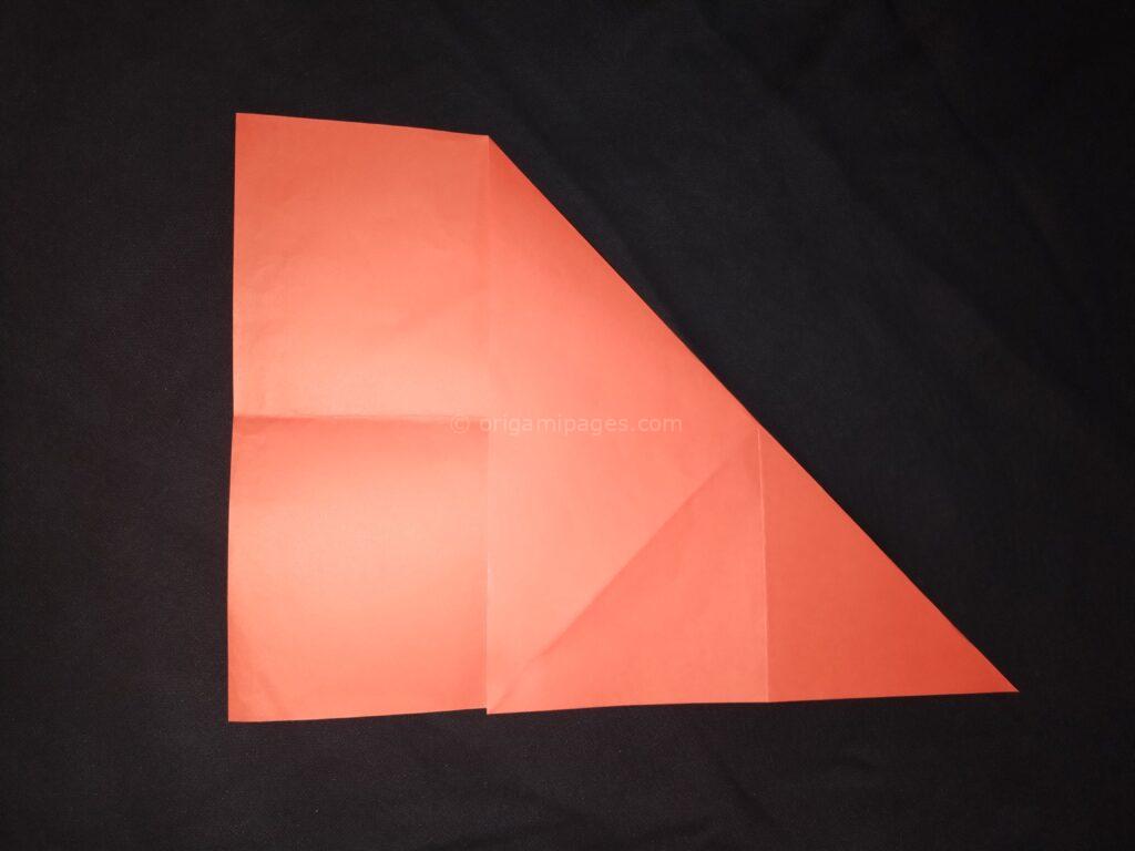 origami heart envelope step: 3c