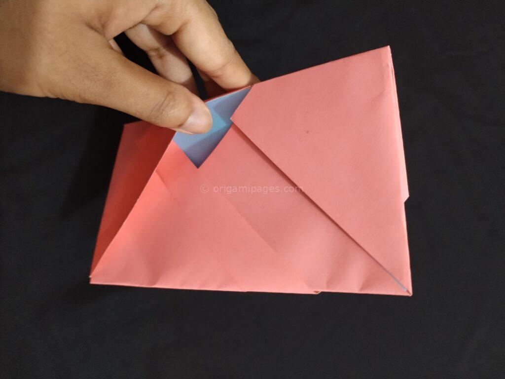 Origami Envelope Letterfold Step: 3c
