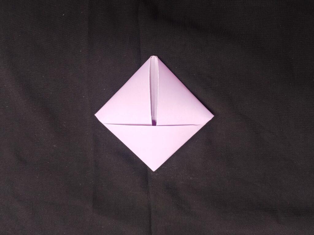 Origami Paper Storage Pocket Step :4b