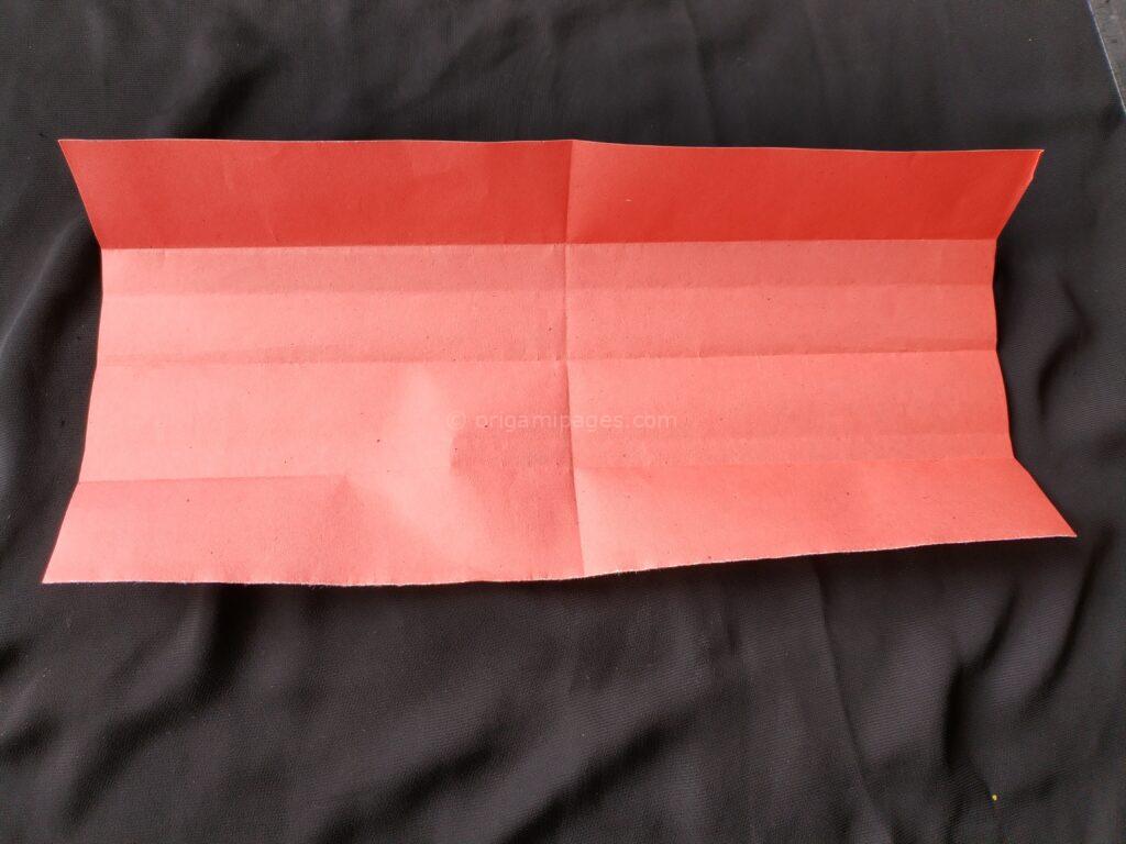 Origami Popup Envelope Box Step: 2d