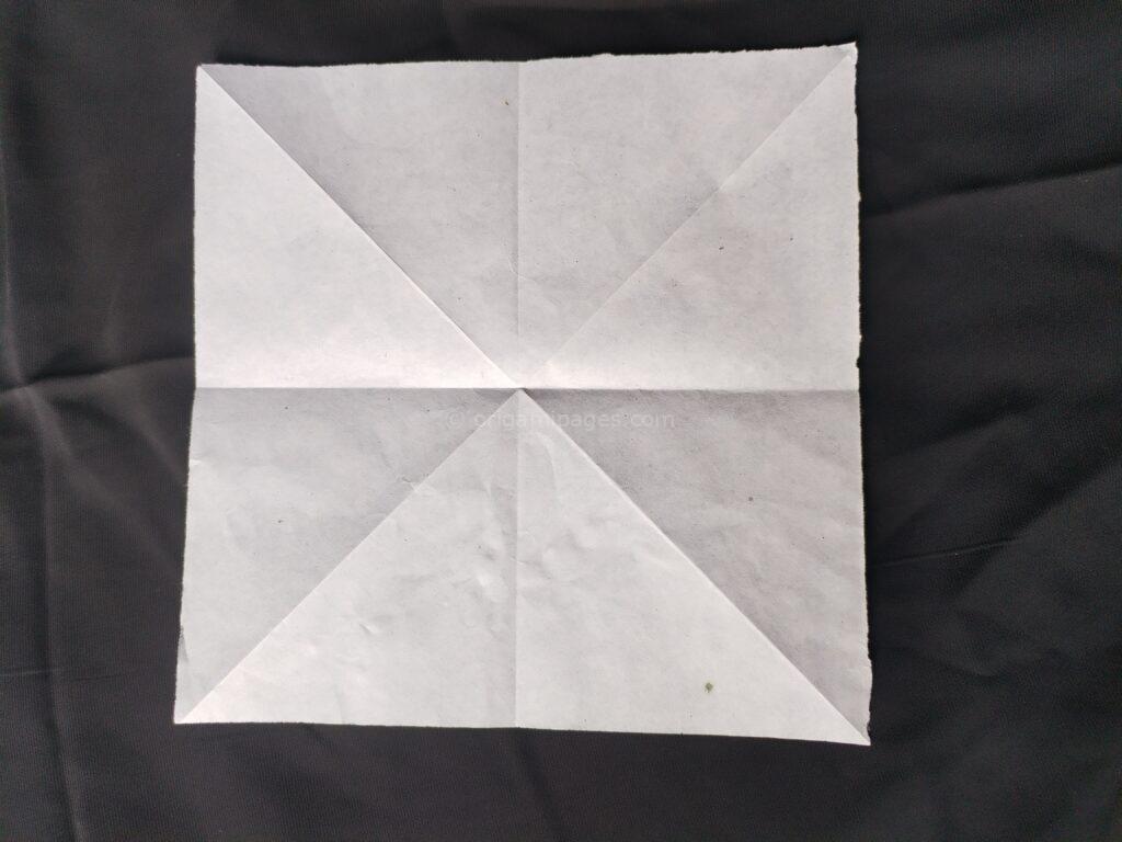 Origami Clock Step: 4b